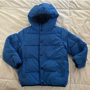 Crewcuts Blue Kids Puffer Jacket Size M